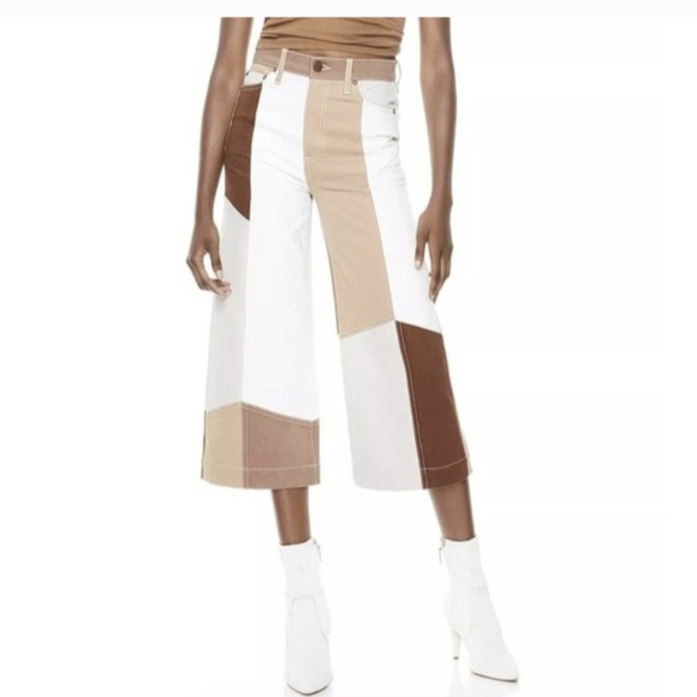 Alice + Olivia Tan Jeans